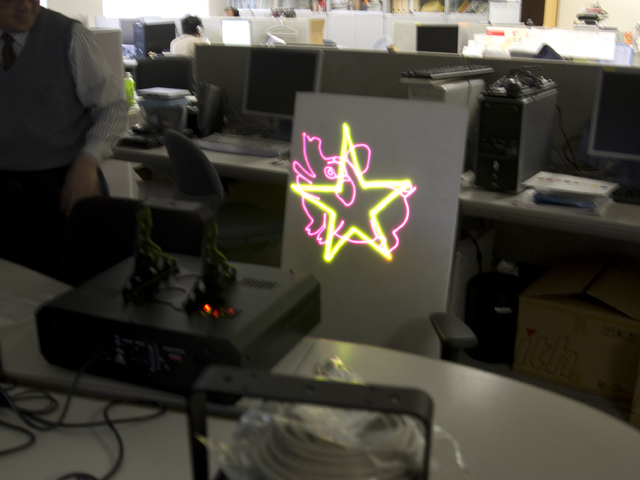 レーザープロジェクタ