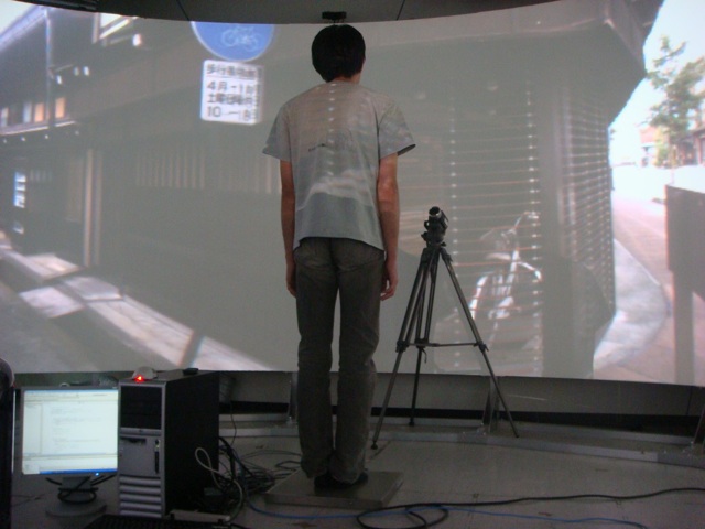Immersive Display System for Improving the Sense of Equilibrium